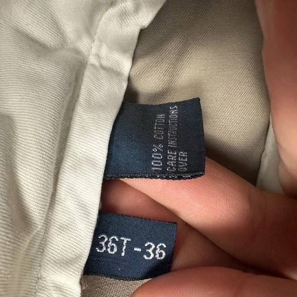 Polo Ralph Lauren Prospect Pant Mens 36T Tan Khaki Chino Straight Leg 36x36 - Picture 6 of 12